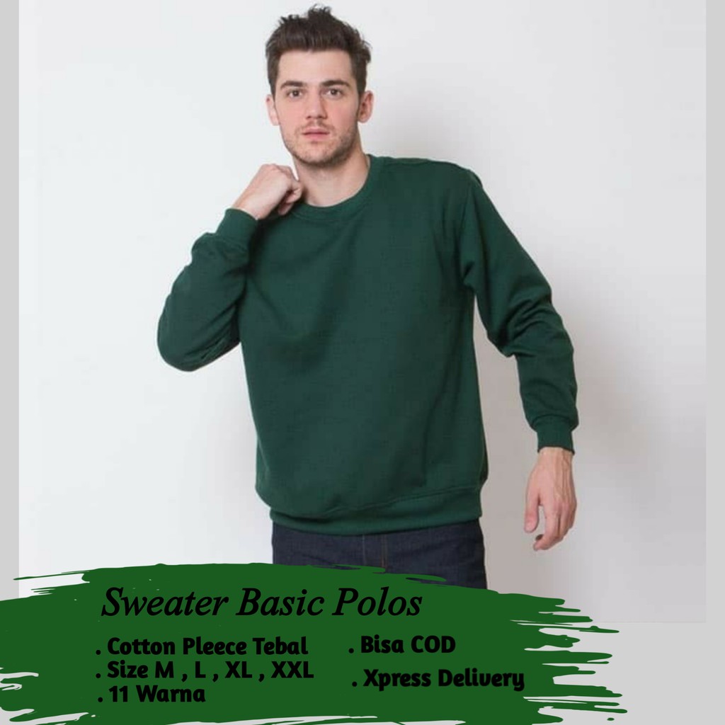 sweater basic polos