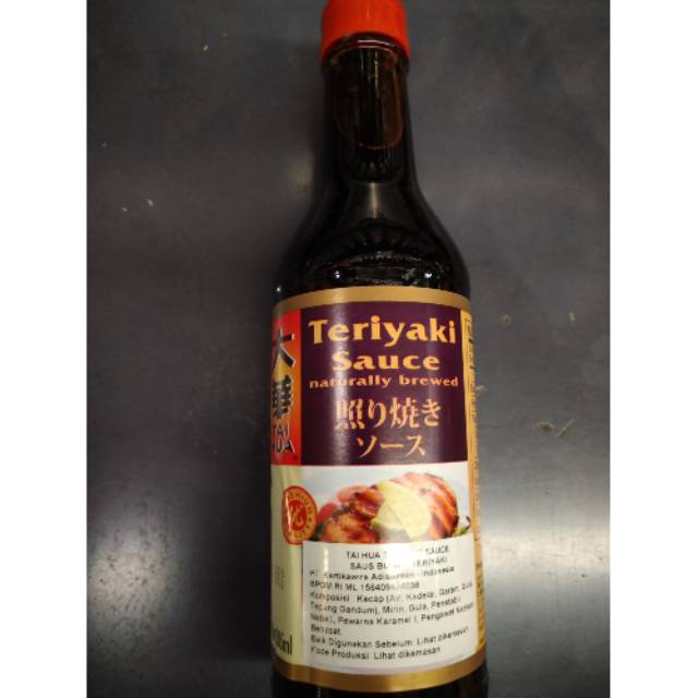 

Tai hua teriyaki sauce naturally brewed 305ml import produk original