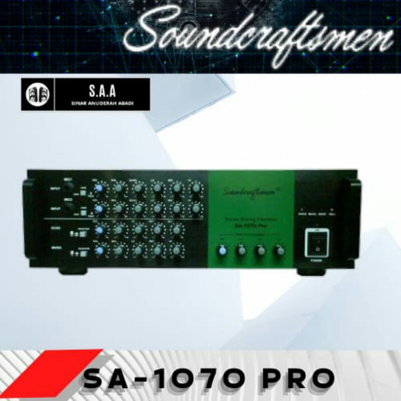 Amplifier Mixer Karaoke Soundcraftsmen SA 1070 Pro
