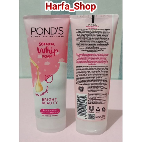 Pond's Serum Whip Foam 100gr