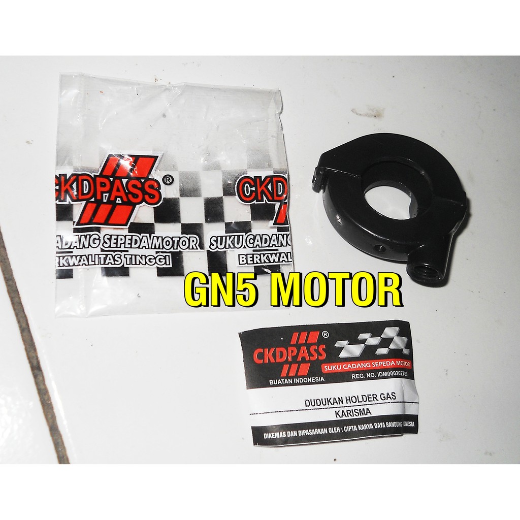 HOLDER MANGKOK DUDUKAN GAS KARISMA / SUPRA X 125 / BEAT KARBU / VARIO 110 KARBU