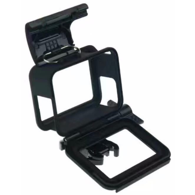 Plastic Protective Side Frame Case Bumper for GoPro Hero 5/6/7 - XTGP341B - Black