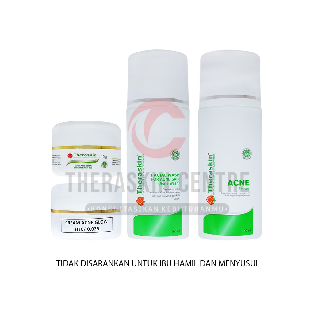 Theraskin Original Paket Acne Glowing Shopee Indonesia
