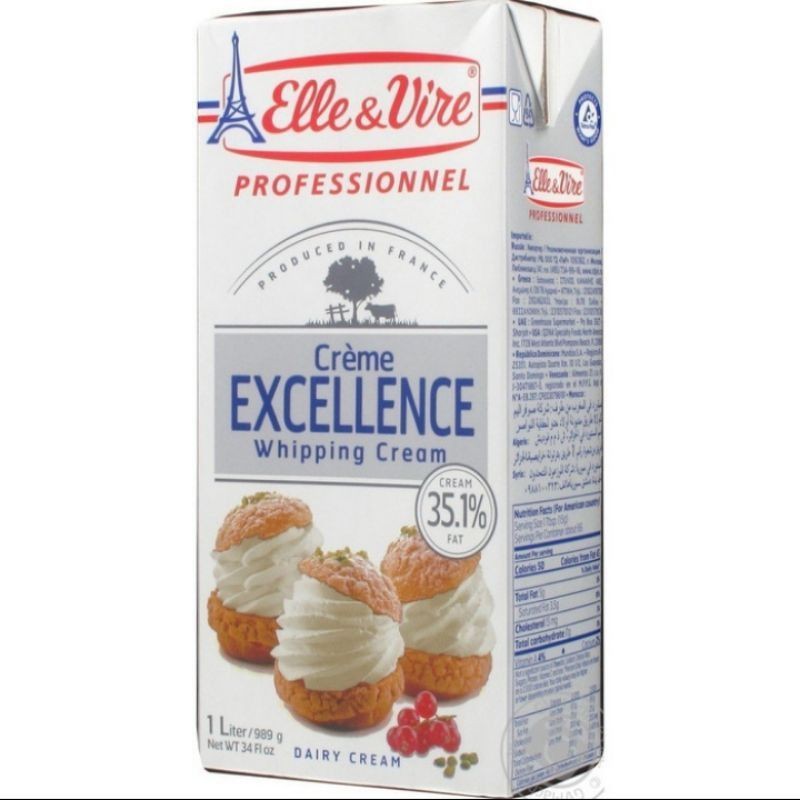 

Elle & Vire Whipping Cream 1liter