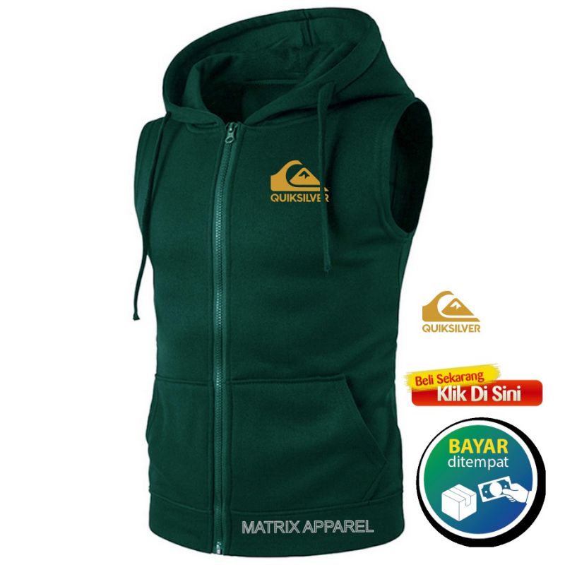 Sweater Hoodie Jaket Rompi Tanpa Lengan Casual Olahraga Gym Fitnes Musim Panas Distro Pria Wanita Be