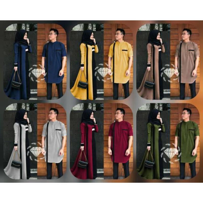 Reline Couple - Model Baju Couple Keluarga 2022 Terbaru - Baju Couple Pasangan Keluarga Baru Lebaran