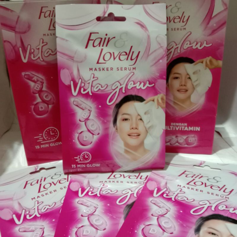 Fair &amp; lovely masker serum /fair n lovely masker wajah / glow n lovely paket hemat