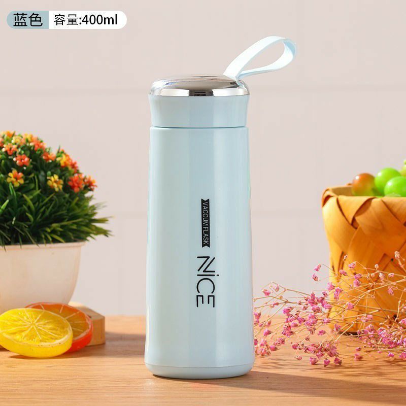 COD - NDs - botol minum gelas kaca vacumm flask nice 400ml BPA FREE
