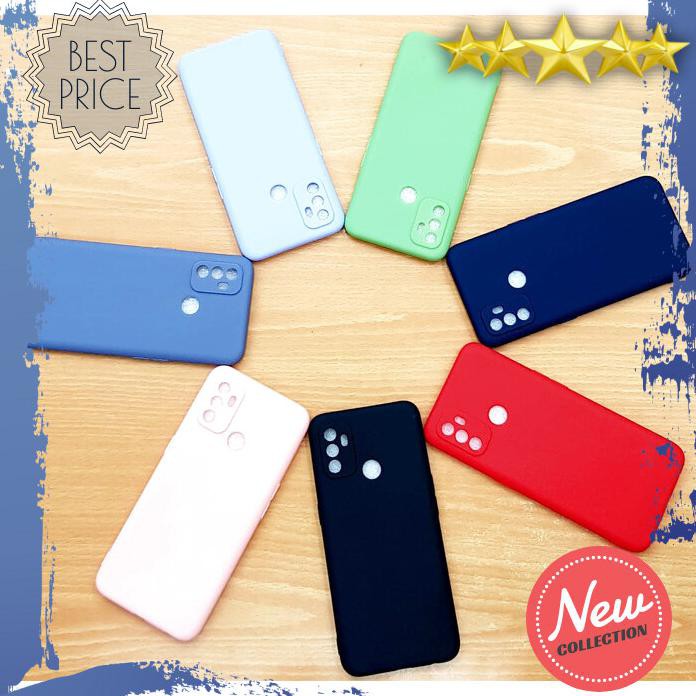【BERKUALITAS】 Case Hp OPPO A53 SOFT CASE CANDY COLOUR SILICONE BACK COVER