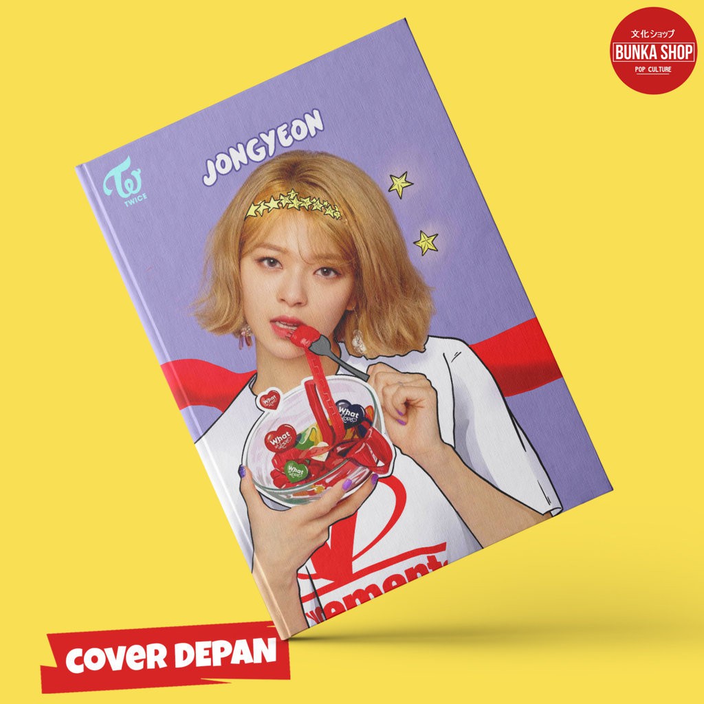 

Note Book Musik Korea Kpop Twice Jongyeon Hardcover A5 Buku Tulis Catatan Murah Jurnal Agenda Planner