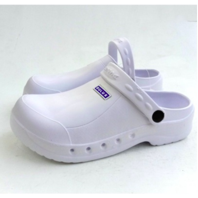 DX-321B Sendal Baim Putih / Sandal Perawat / Sandal Dokter / Sandal Laboratorium / Sandal Praktek Merek Dulux Size 36-40