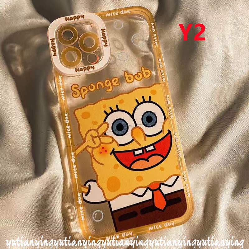 Soft Case Tpu Motif Kartun SpongeBob Untuk Infinix Hot 11 9 Play Smart 5 6 Hot 10Lite 11s Hot 9 10 11 Play 10Lite