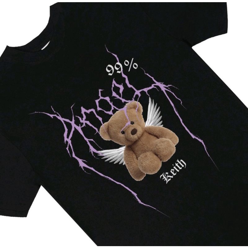 keith - black T-shirt 99%angel