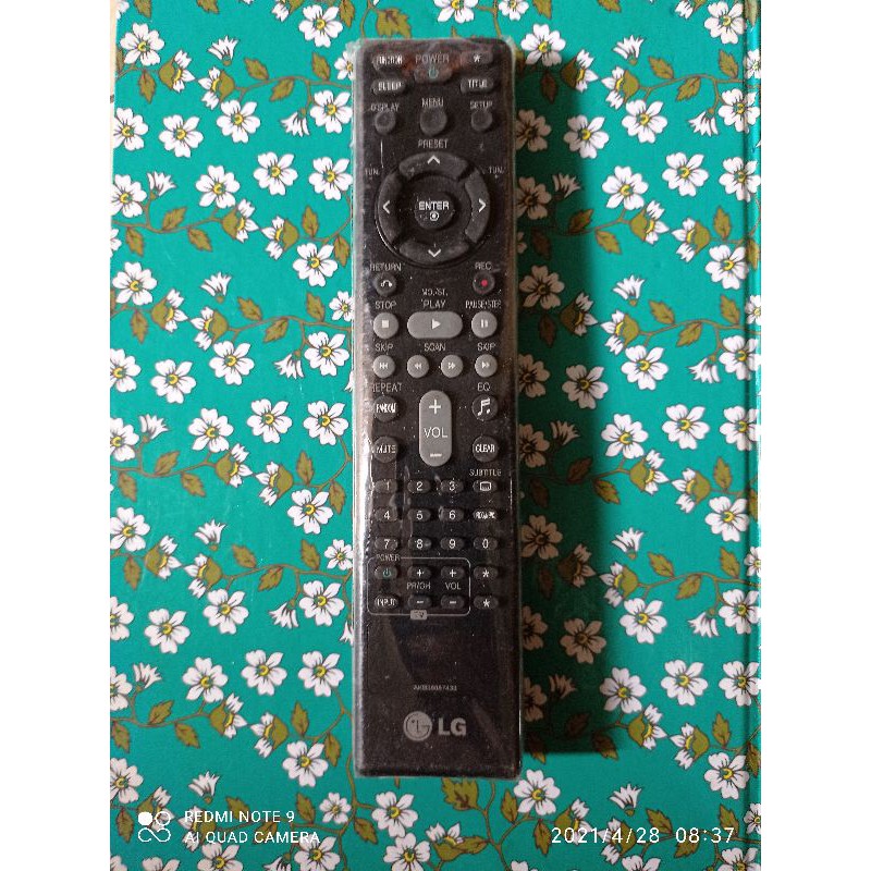 REMOTE DVD LG