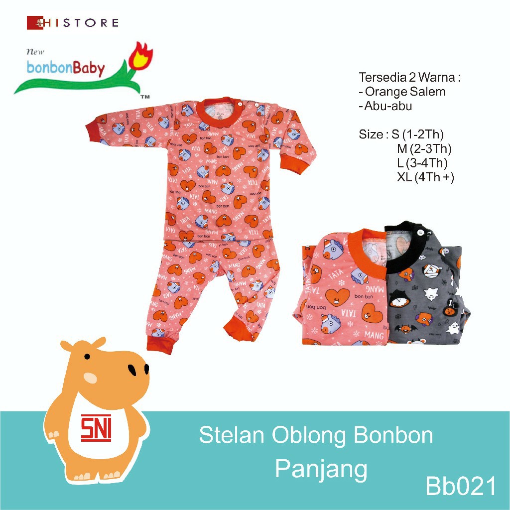 [HI]2 SETELAN OBLONG BONBON AMAN BAGI ANAK BEBAS BAHAN KIMIA BERBAHAYA BAHAN COTTON