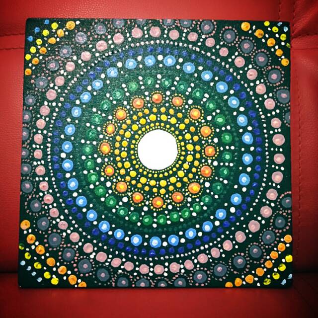 

Canvas art - mandala #1