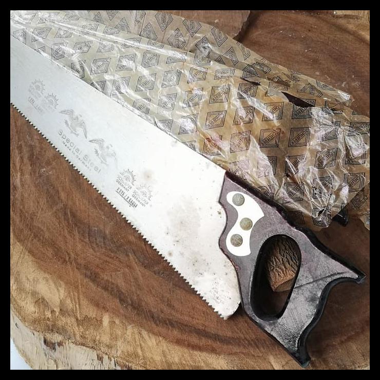 Gergaji Kayu Lawas Kuno Cap Mata 20" Carl Schlieper Made In Germany