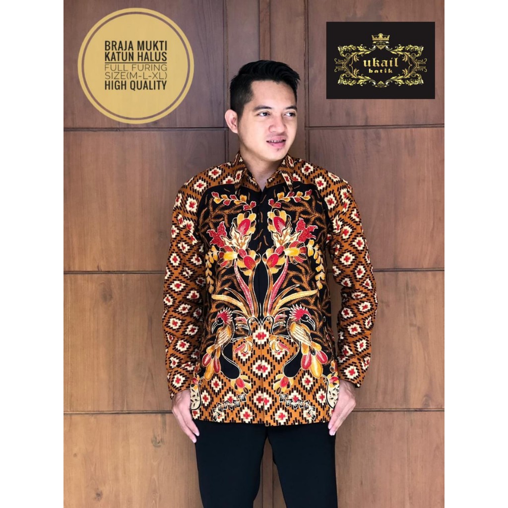 BRAJA MUKTI / BATIK PRIA LENGAN PANJANG / by UKAIL BATIK / 10.3