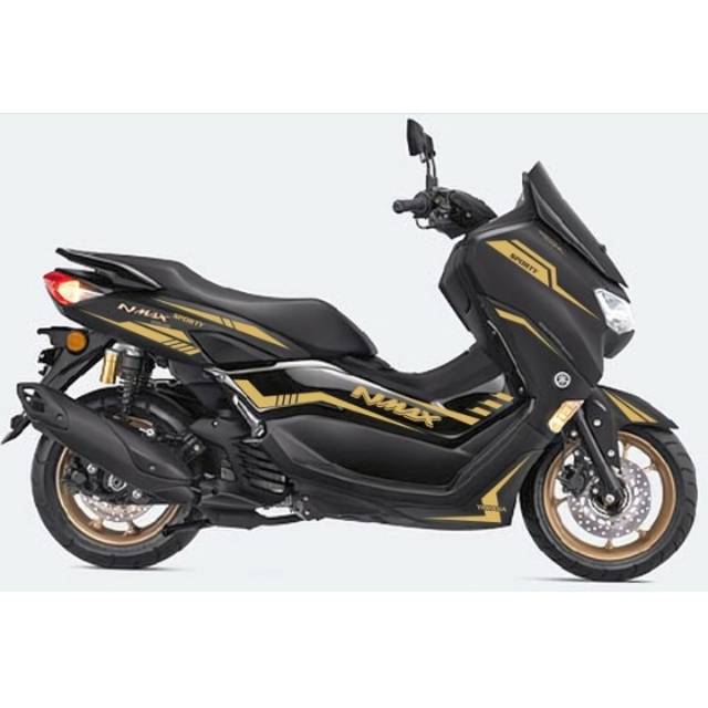 Nmax 2020 stirping nmax baru black / striping gold nmax new