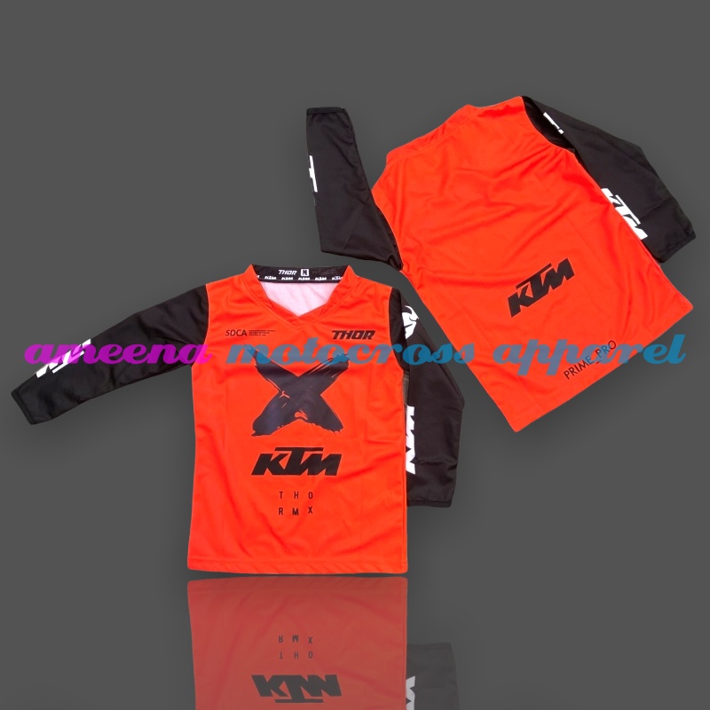 Jersey Cross Anak - Jersey Trail Anak - Jersey Premium Dryfit - Jersey Motocross - Jersey Trabas Anak - Jersey Adventure - KT005