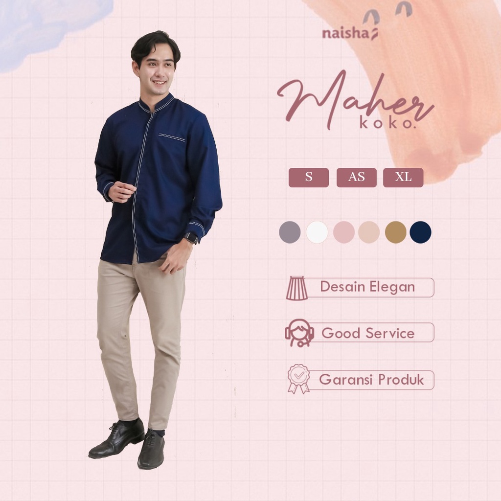 Maher Koko Dewasa by Naishaofficial / Baju Koko Dewasa /Maher Koko Naishaofficial /Maher Koko Naisha