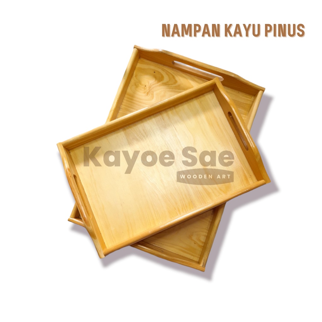 WOODEN TRAY / NAMPAN KAYU /  BAKI KAYU