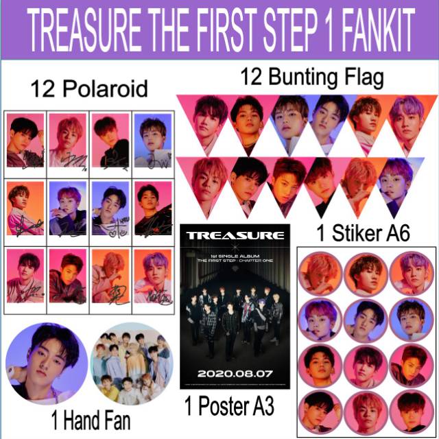FANKIT TREASURE / POLAROID TREASURE / HANDFAN TREASURE / POSTER TREASURE / STICKER TREASURE / FLAG