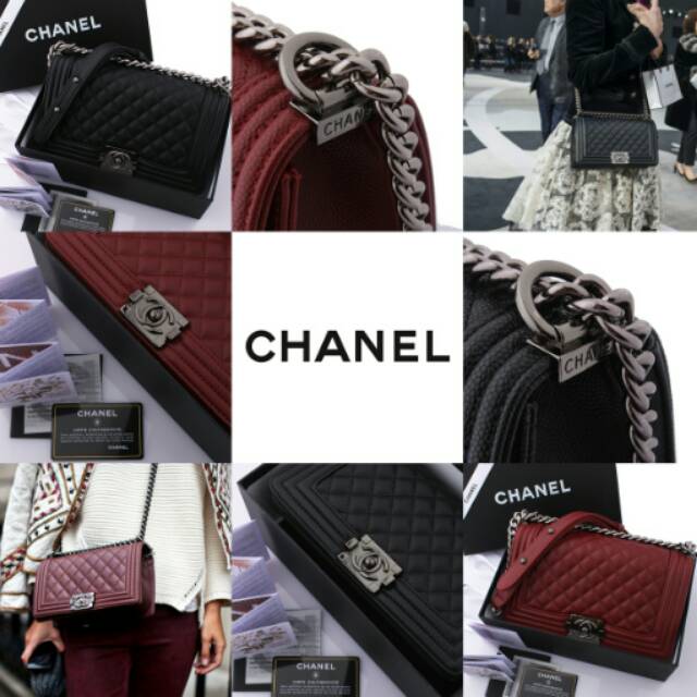 Tas Chanel boy caviar 9003