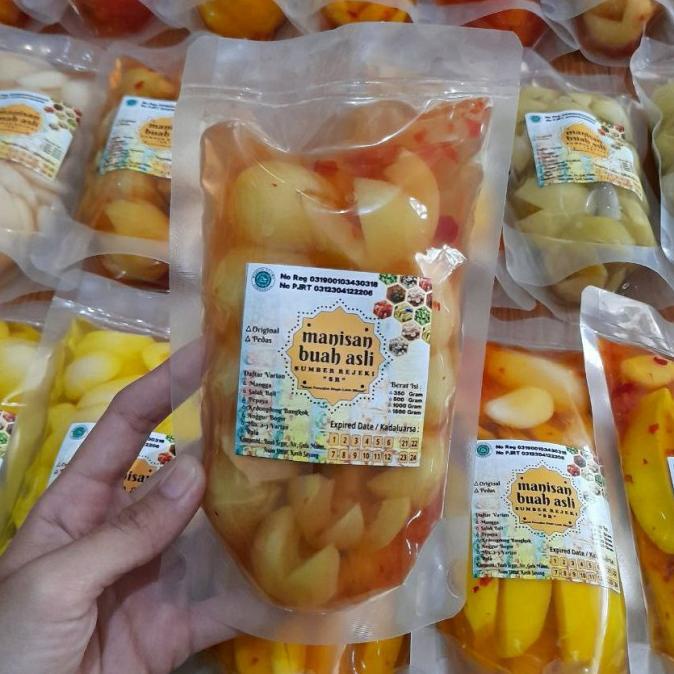 

Manisan Buah Pala Basah Segar Original / Pedas Segar Gula Alami