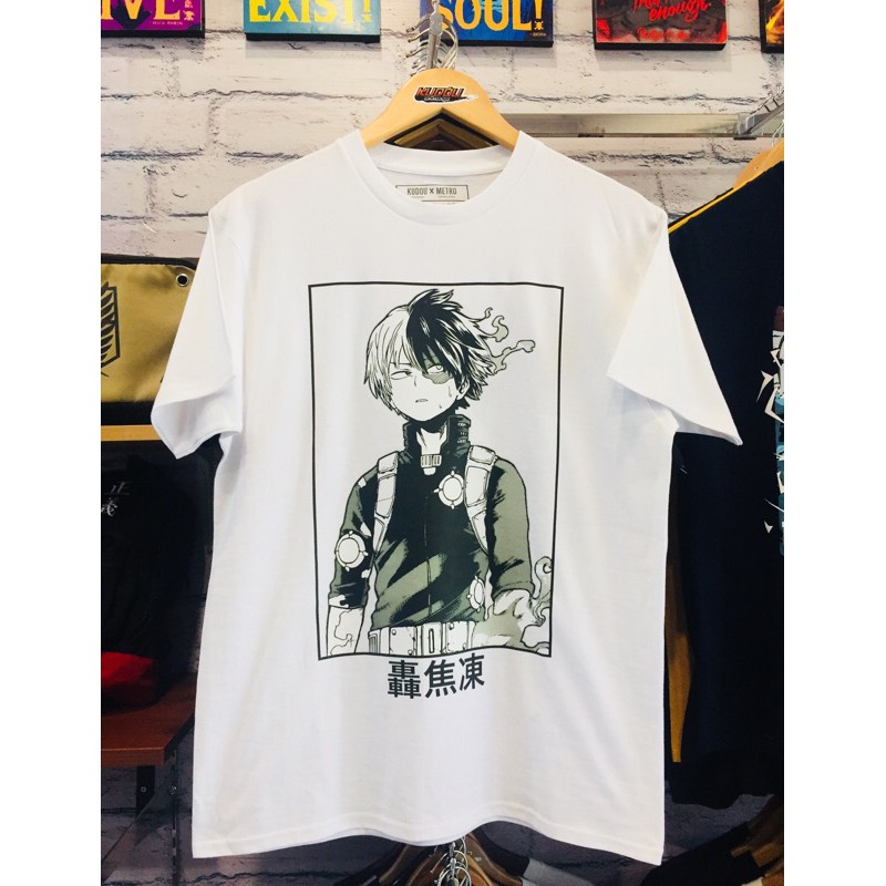 Tshirt Todoroki Shoto Lineart My Hero Academia