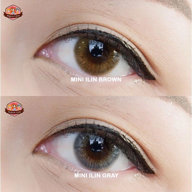 ORIGINAL Softlens Kitty Kawaii Mini Ilin Series Brown Gray Soflens Soflen