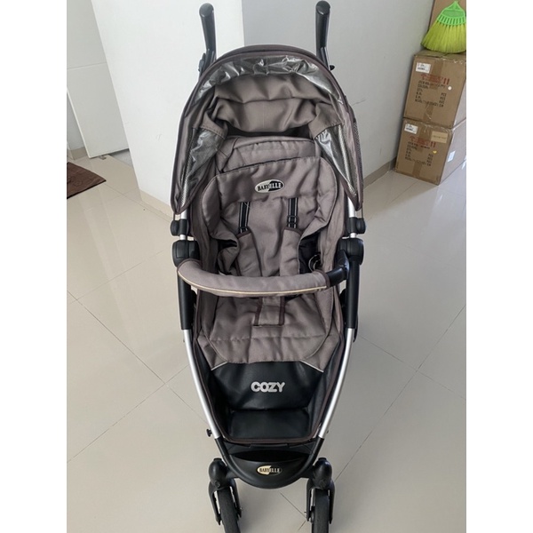 Preloved stroller baby elle cozy warna coklat