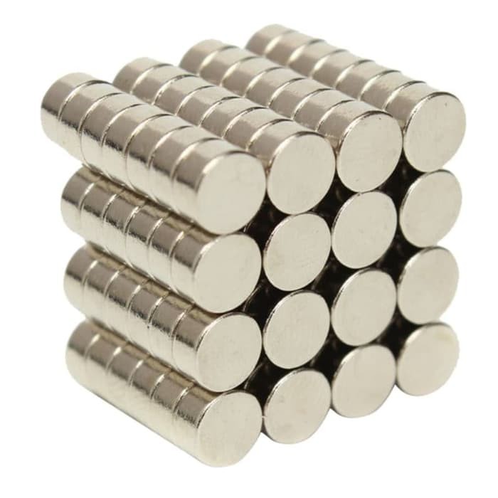 Magnet Daya Rekat Kuat - Round Neodymium 5X3mm (5pcs)