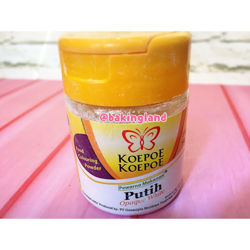 

Pewarna putih kupu kopoe