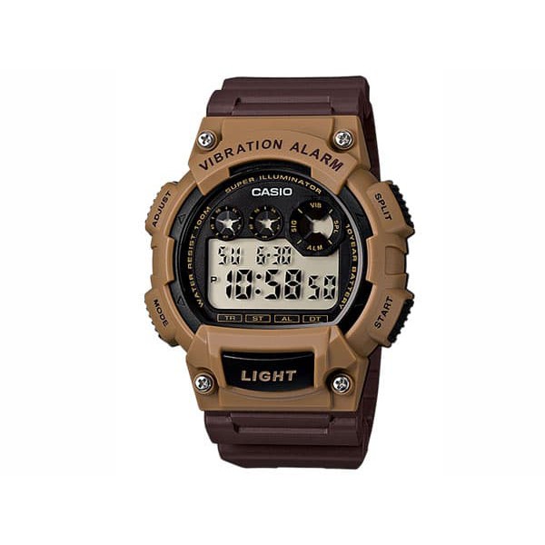 Jam Tangan Pria Digital Sports Casio Original Vibration Alarm W-735H-5