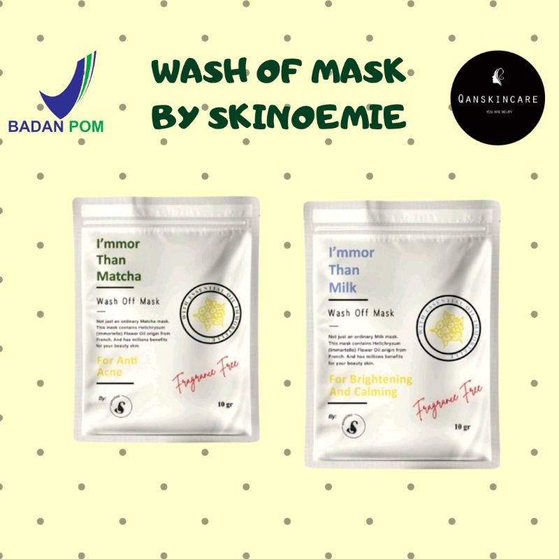 [ FREE SPATULA MASKER] WASH OF MASK SKINOEMIE