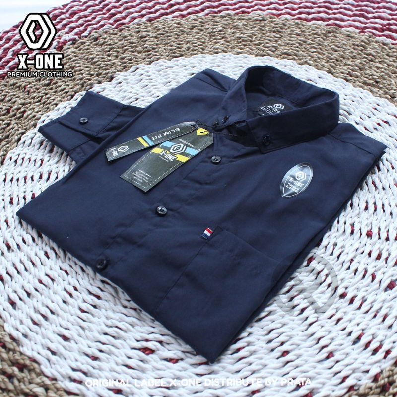 Kemeja Polos Kuning Cerah Kuning Lengan panjang UNISEX