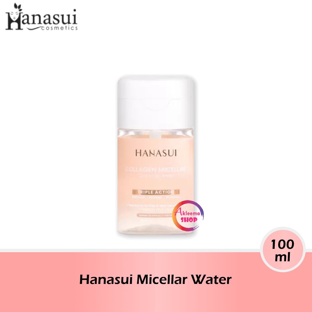 Paket Hanasui Flawless Glow 5pcs (day cream 15gr+night cream 15gr+micellar water 100ml+cleanser 60gr+essence 100ml)