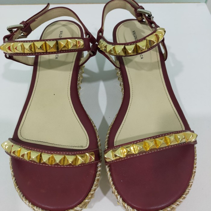 Valencia by enrica - Thorny Maroon Wedges, size 38