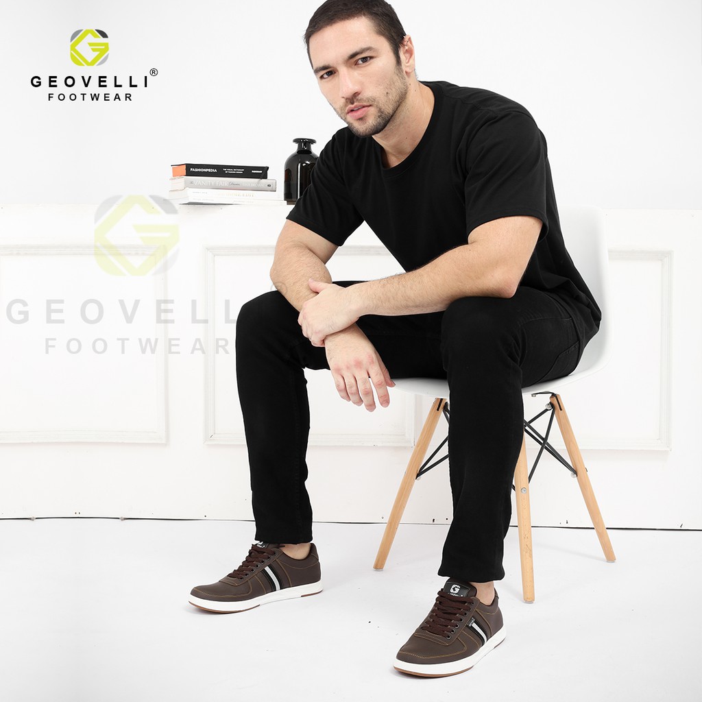 Sepatu Pria Geovelli 2.0 Sepatu Sneakers Kasual Shoes Sport Olahraga Sepatu Nyaman Dipakai