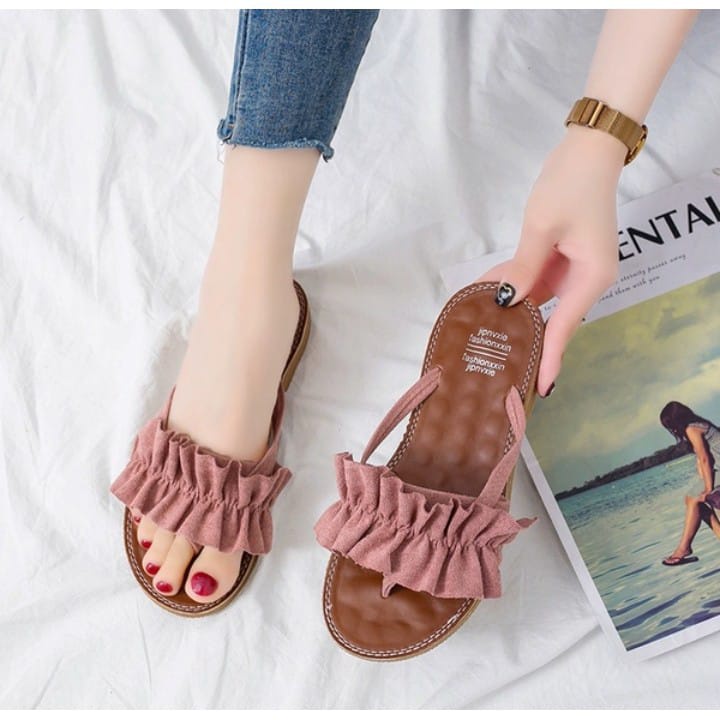 PROMO TERBATAS!! Sandal wanita Flat/Sandal Umbrella AYANA