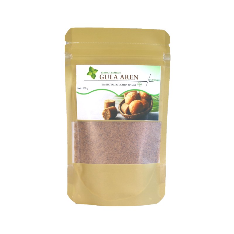 Brown Palm Sugar Gula Semut Aren Asli Organik Bubuk Bumbu Dapur Penyedap Rasa Herbal Rempah Murni