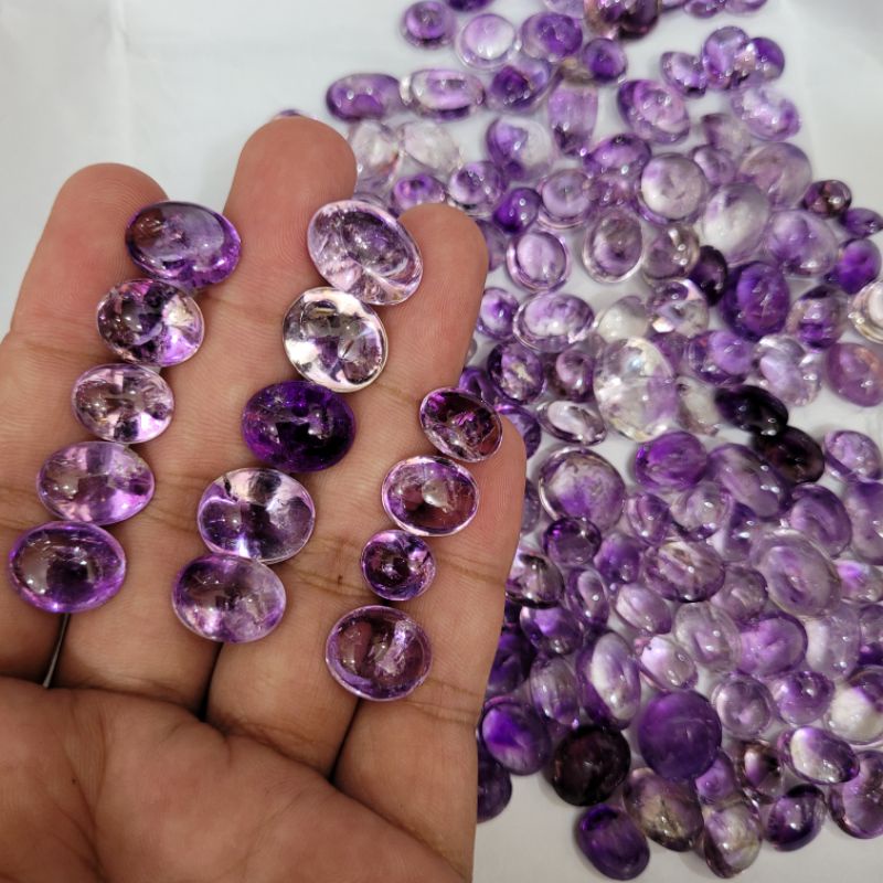 batu kecubung ungu kalimantan asli kristal batu amethys