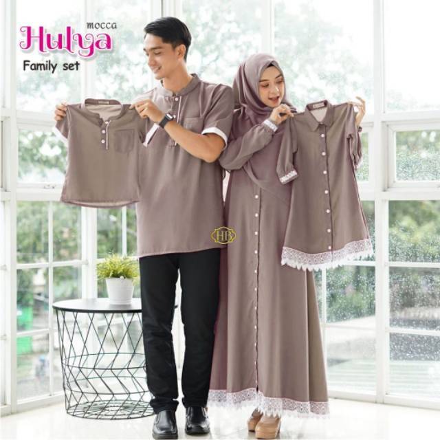 FAMILY SET GAMIS SET FAMILY COUPLE FAMILY HILYA