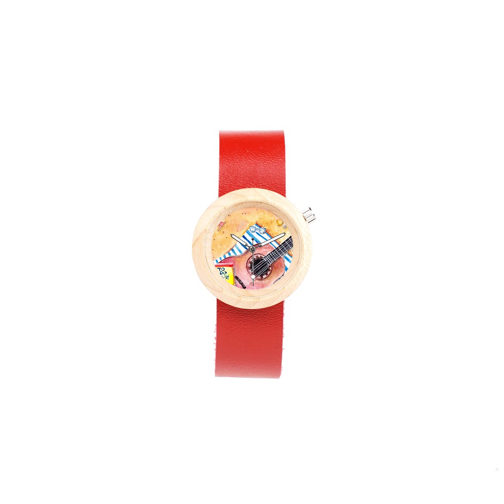 Kama Watch Jam Tangan Kayu Listen To The Rainbow
