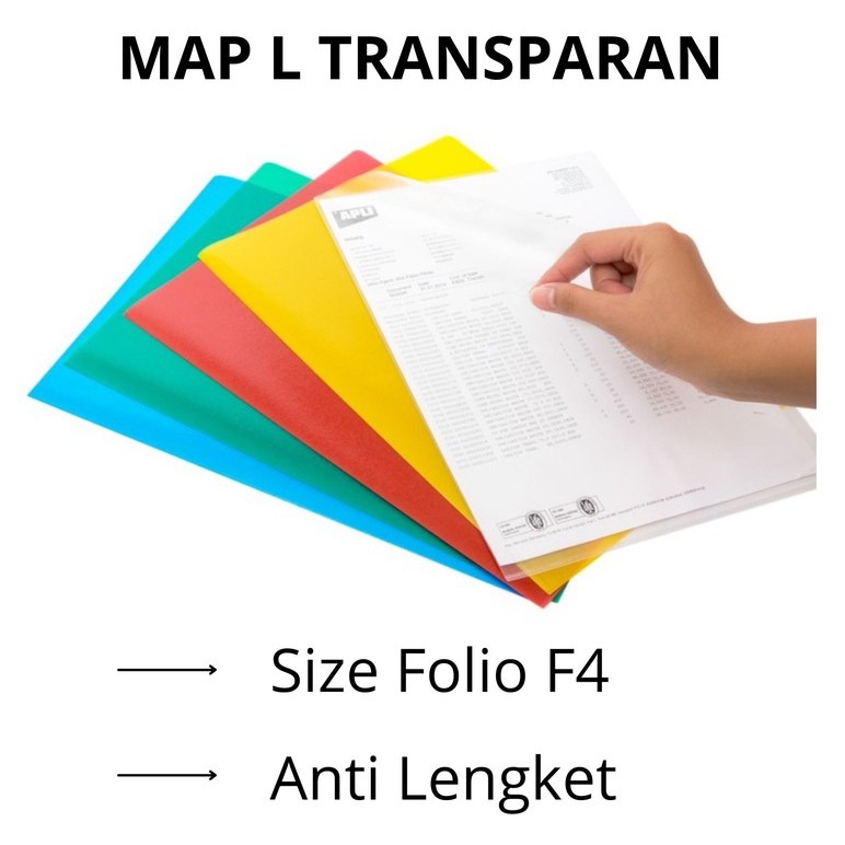 Bantex Map L Clear Sleeve Map Plastik