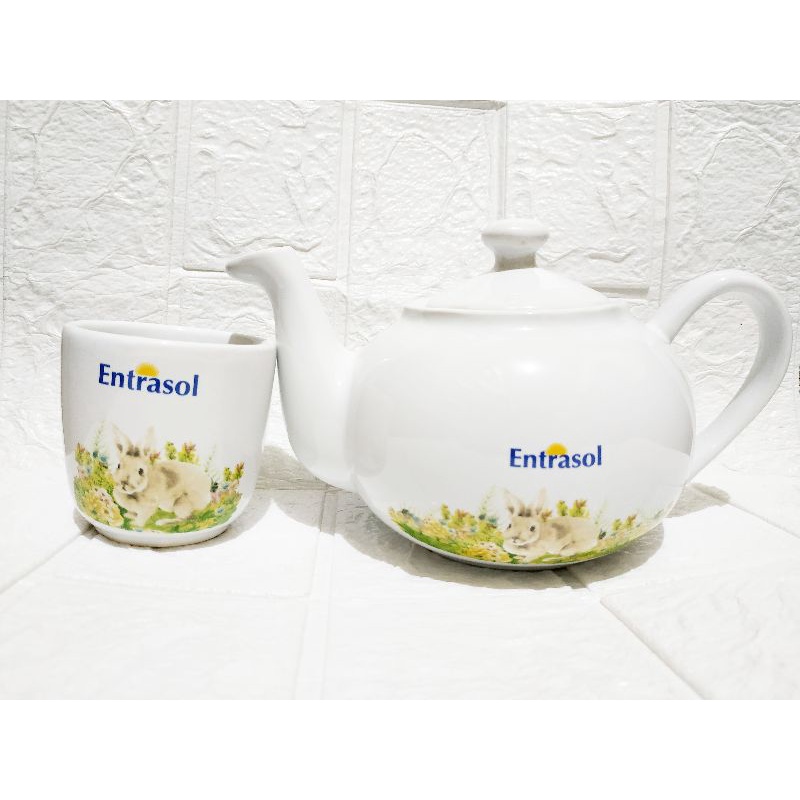 Tea Set Entrasol &quot;termasuk packing bubble&quot;