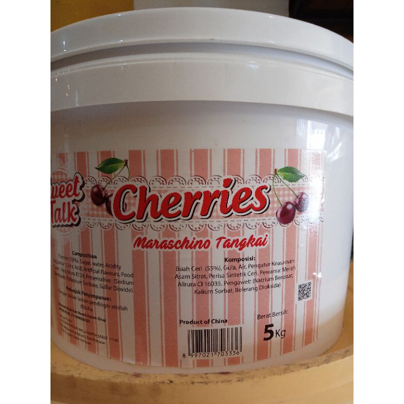 

Sweet Talk Cherries / Buah Cherry Tangkai 100gr