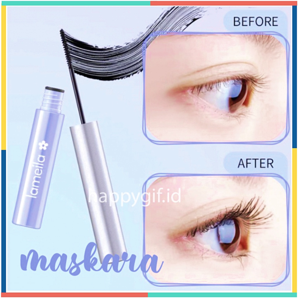 LAMEILA Maskara 360 Natural Lilac Waterproof Mascara Lentik LA164 734