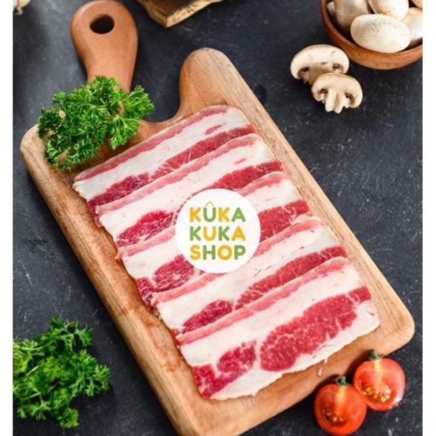 Us Shortplate Fresh Cut Daging Sapi Beef Slice Premium Karubi 500Gr Lalimahana